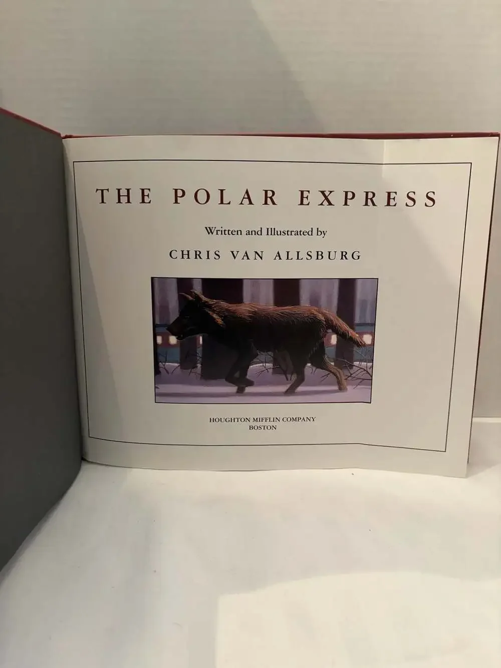 The Polar Express by Chris Van Allsburg (1985 Hardcover)